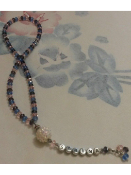 100 bead Personalised crystal tasbih